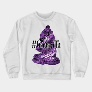 Gothic Bridezilla Purple Crewneck Sweatshirt